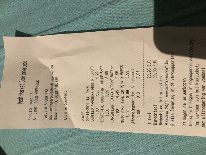 Op heel veel producten bij Medi Market kortin...