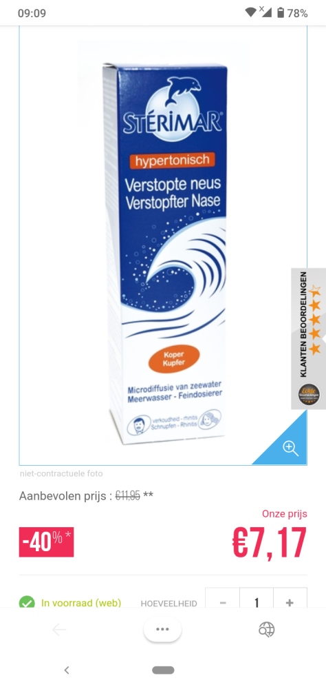 Sunday deal bij media market. Sterimar Hypert...