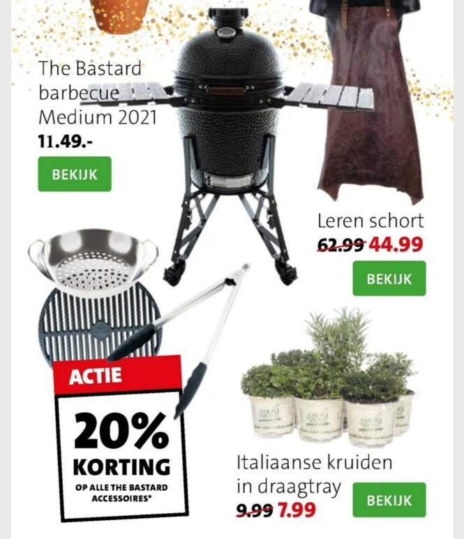 Intratuin 20% korting alle the bastard access...
