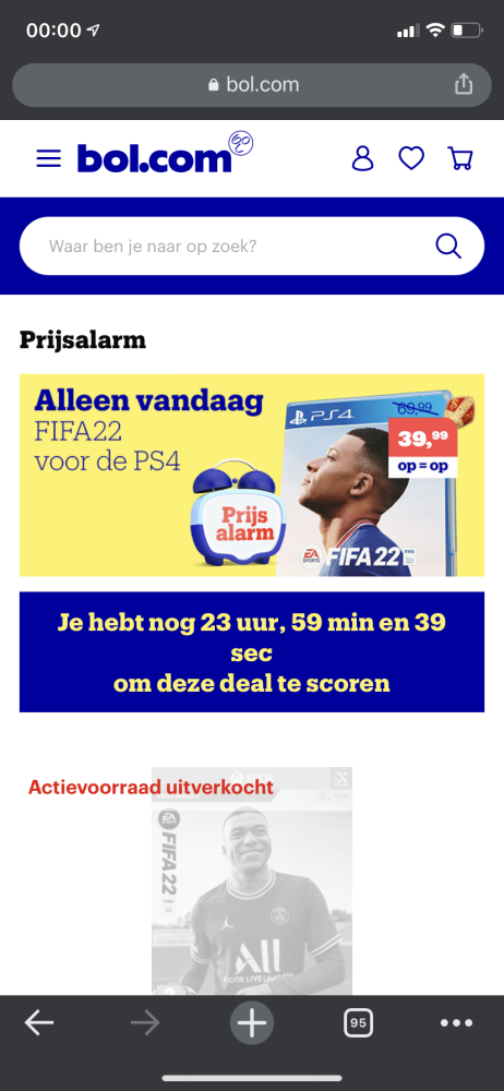Prijs alarm Bol.com FIFA