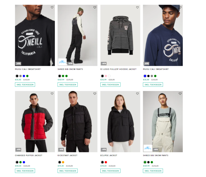 Bij O'Neill tot -50% Black Friday-korting op...
