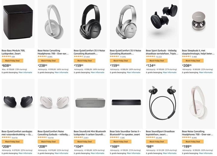 🖤BOSE BLACK FRIDAY DEALS🖤 Momenteel topprij...