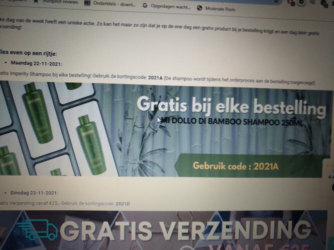 Gratis bij elke bestelling Mi Dollo Bamboo sh...