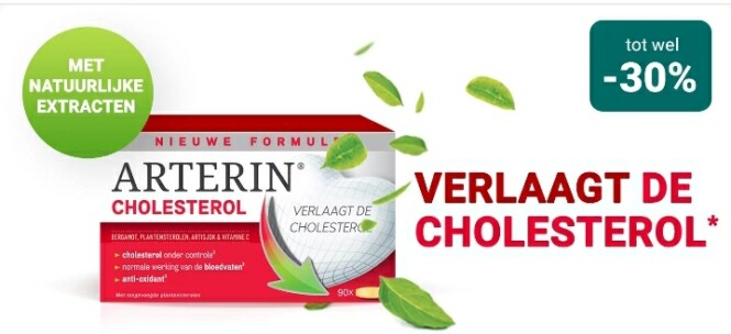 Nu bij 24 pharma tot wel 30% korting op arter...