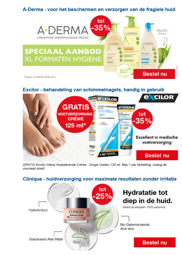 Bij farmaline.be tot 35% korting op beauty mu...