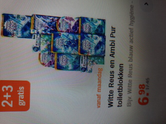 Ah vanaf 29/11 2+3 witte reus en ambi pur toi...