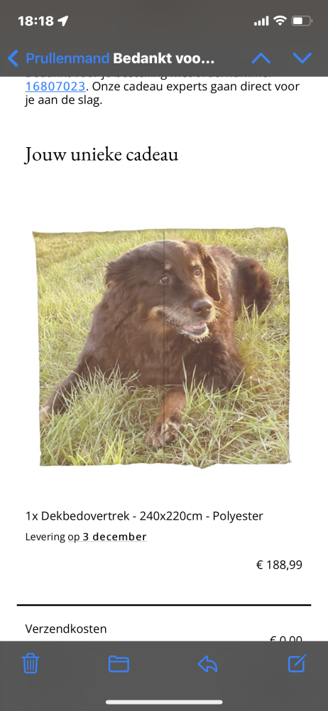 YourSurprise Bedovertrek besteld black frid...