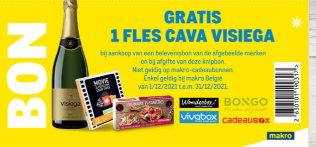 Bon in folders Makro: Gratis fles cava bij aa...