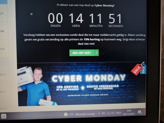 Bij printabout enkel vandaag gratis verzendin...