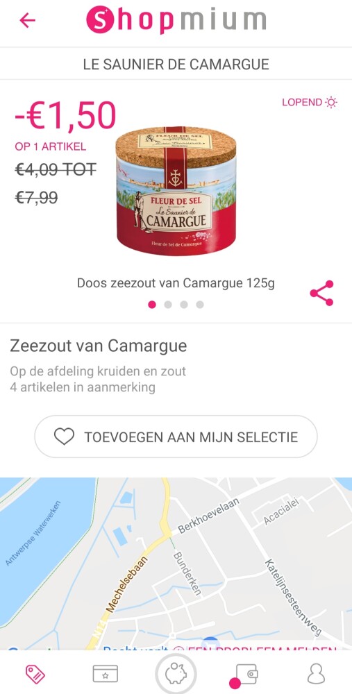 Shopmium -€1,50 le saunier de camargue doos z...