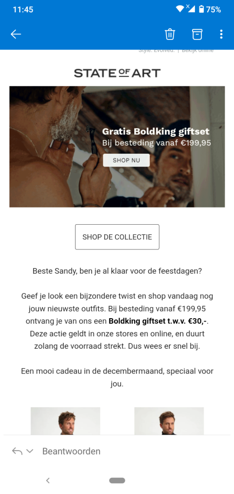 Bij besteding vanaf €199,95 ontvang je bij st...