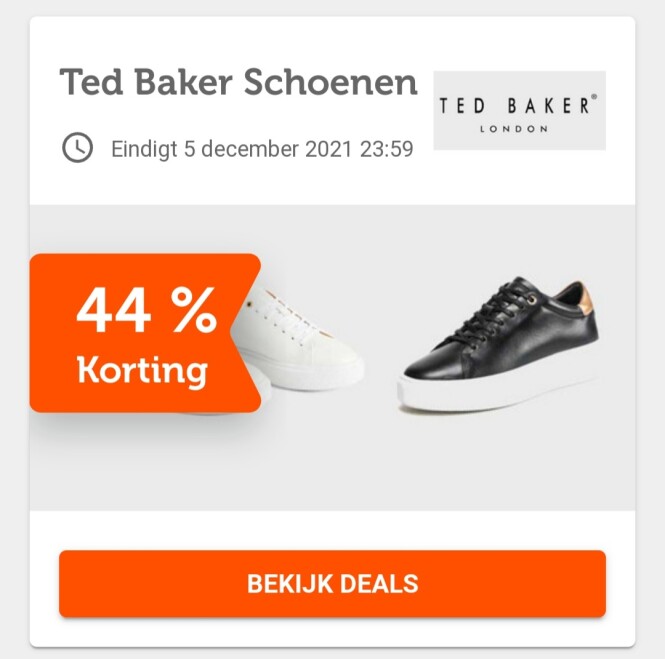 ibood.com ted baker schoenen tot 44% korting...