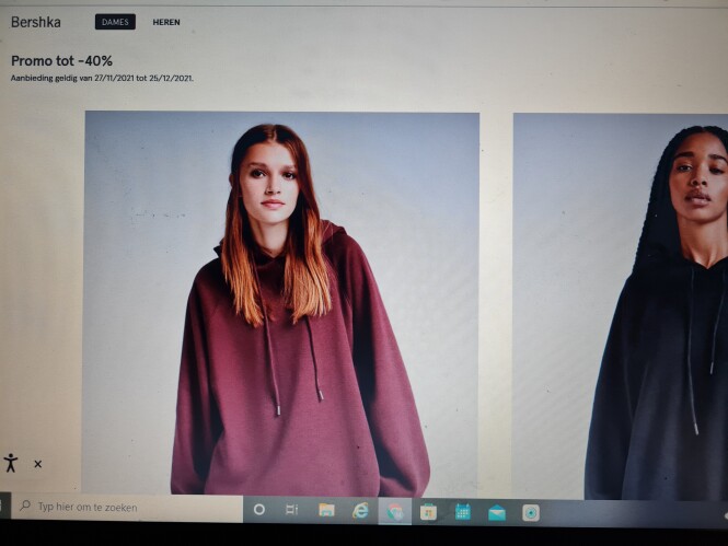 Op bershka.com promo's tot 40%.