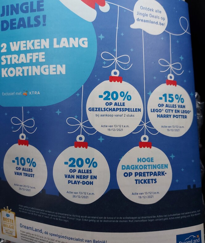 Dreamland jingle deals! 2 weken lang straffe...
