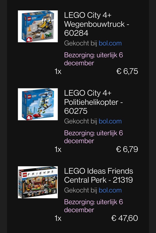 Mooie promo bij Bol voor Lego (Stapelkorting)...