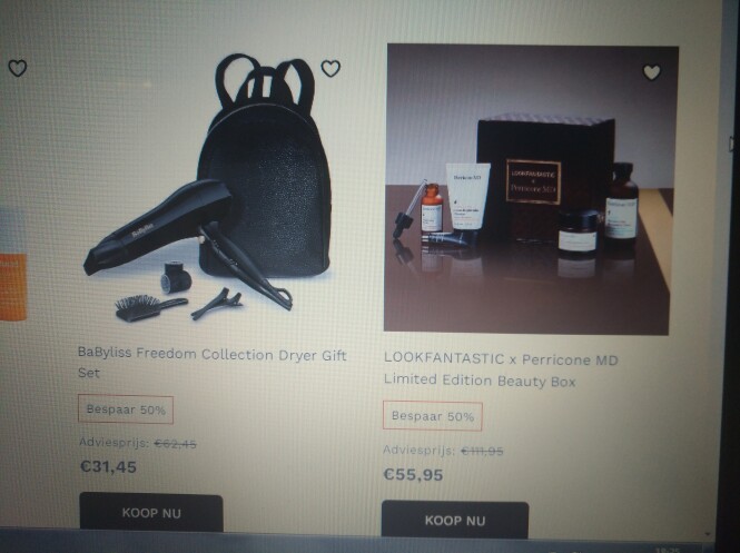 Tot -50% op geschenken v BaByliss, Babor, Pix...