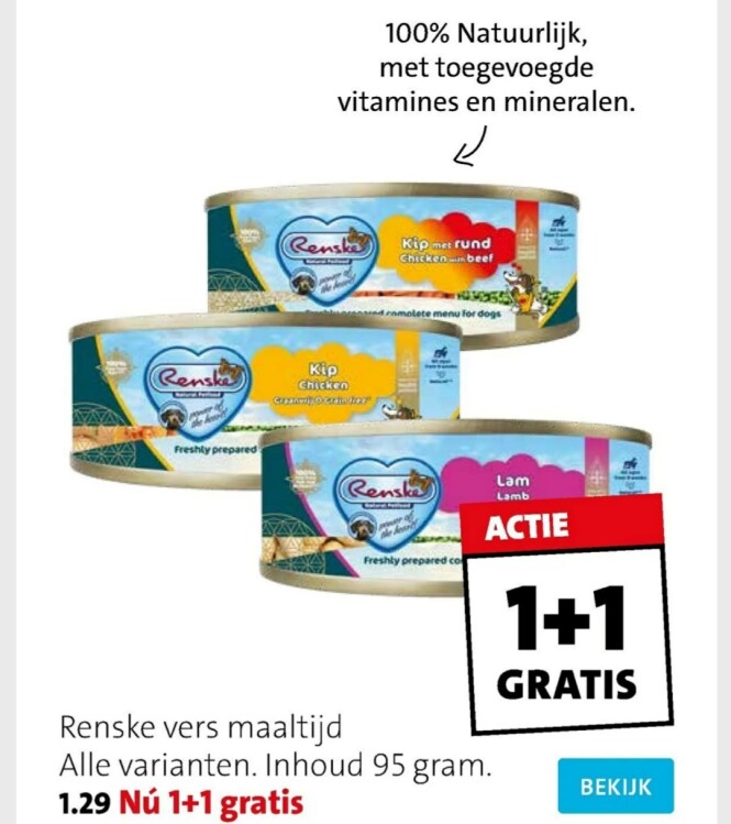 Intratuin 1+1 renske vers maaltijd alle vari...