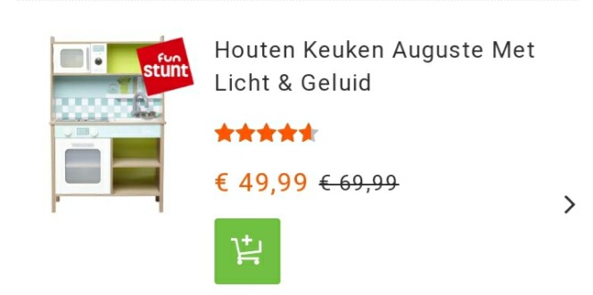 Nu bij fun een fikse korting op deze houten k...