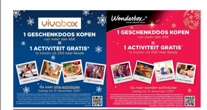Carrefour 1 vivabox, wonderbox kopen = 1 acti...