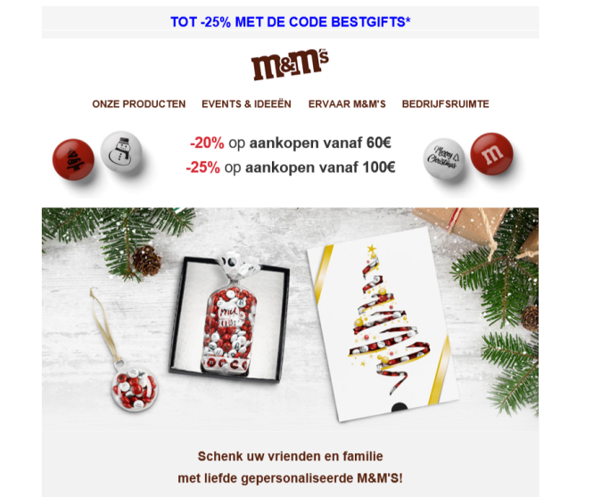 -20% op aankopen vanaf 60€ -25% op aankopen v...