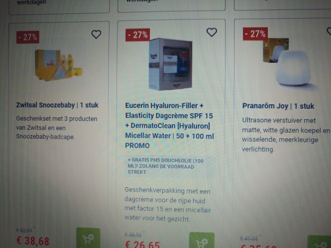 Tot - 37% op geschenksets v Darphin, Filorga,...