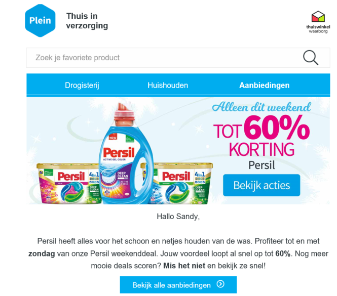 Bij plein.nl dit weekend tot 60% korting op p...