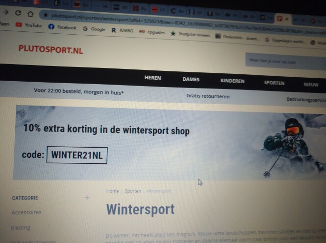 Tot - 40% + 10% extra korting op wintersporta...