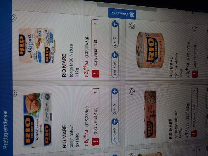 Collect and go en colruyt vanaf 3/1 -25% hoev...