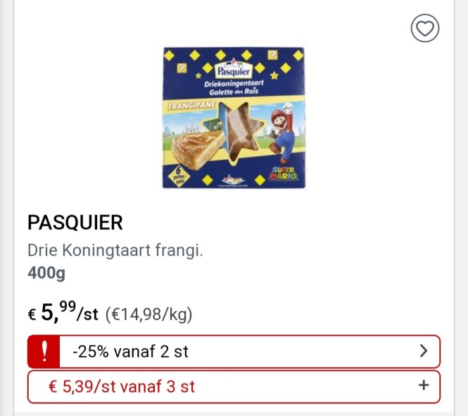 Collect&go pasquier Drie Koningtaart frangi -...