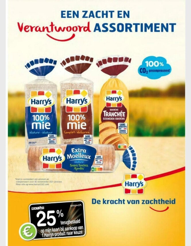 Match vanaf za 1 tot ma 31 januari 25% terugb...