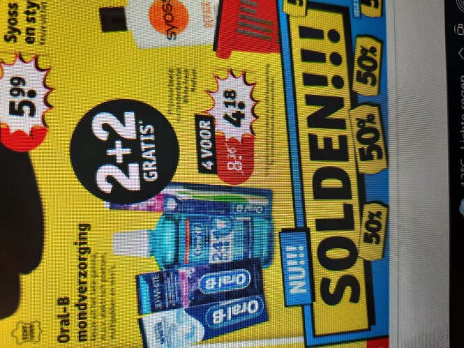 Kruidvat 3/1-16/1 oral b mondverzorging 2+2,...