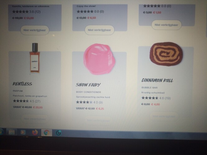 -50% op selectie producten v Lush zolang de v...