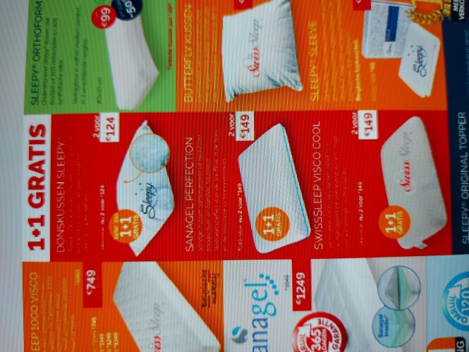 Sleepworld geldig van 3 t/m 31 januari 1+1 do...