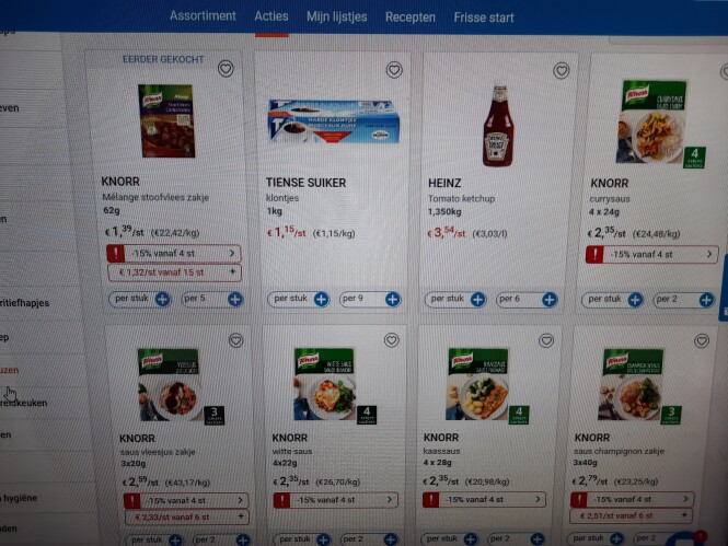 Collect and go en colruyt 12/1-25/1 -15% knor...