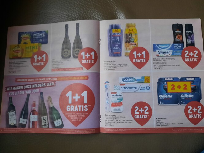 Delhaize 13/1-19/1 1+1 lipton ice tea mini, o...