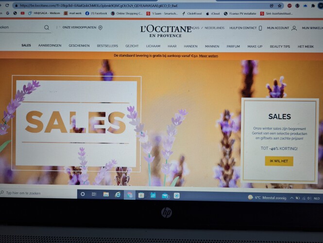 Winter sales tot -40% korting bij L´occitane...