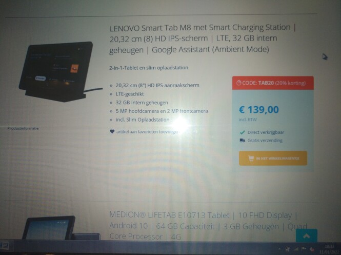 -20% op selectie tablets en accessoires v Med...