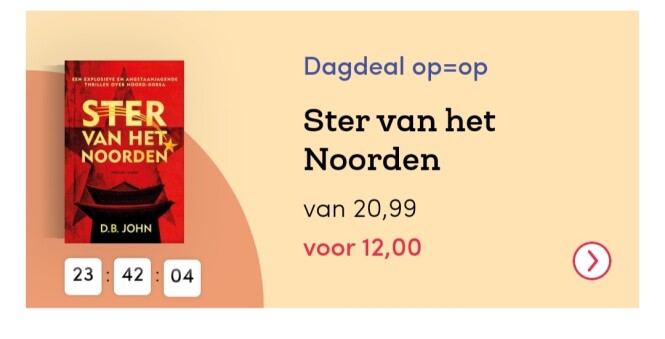 Bookspot.be dagdeal ster van het noorden van...