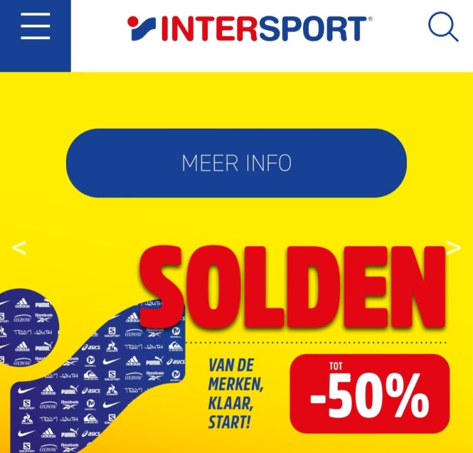 Intersport solden tot -50%