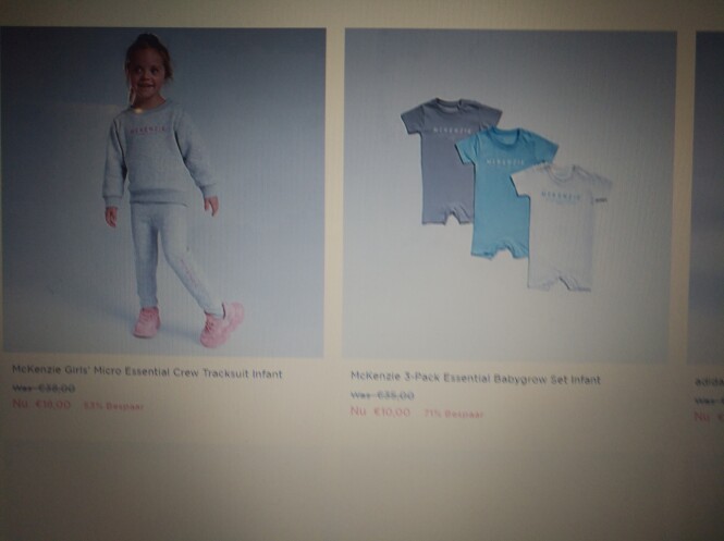 Tot -75% op kleding en schoenen v oa Adidas,...
