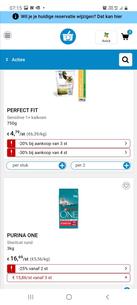 Collect and go vanaf 26/1 -30% hoeveelheidsk...