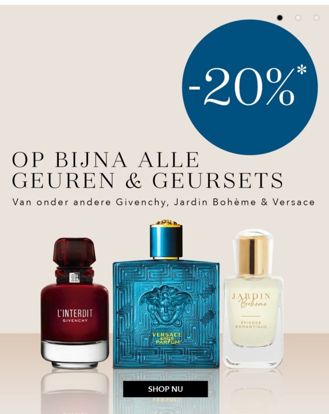 douglas.be -20% op bijna alle geuren & geurse...