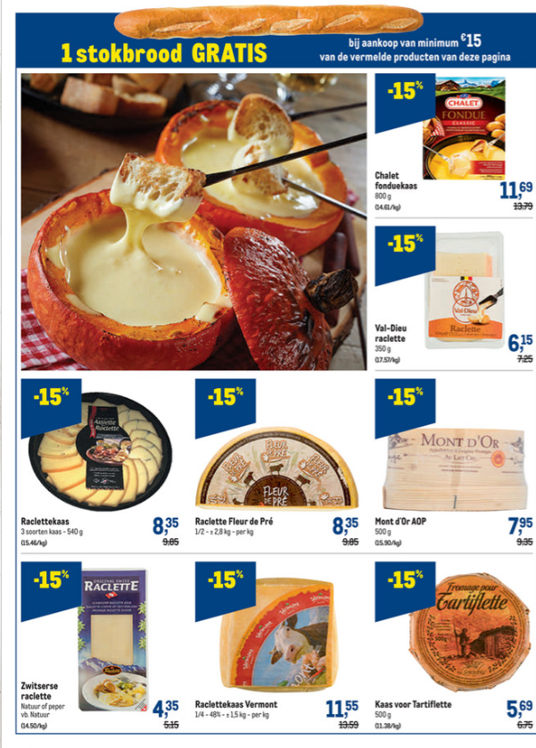 Bij Makro 26/01 tem 08/02: gratis stokbrood b...