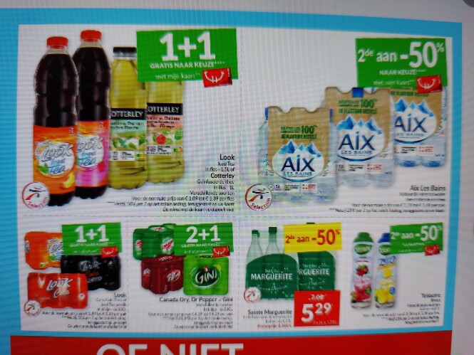 Intermarche geldig van 1 t/m 6 februari 1+1 l...