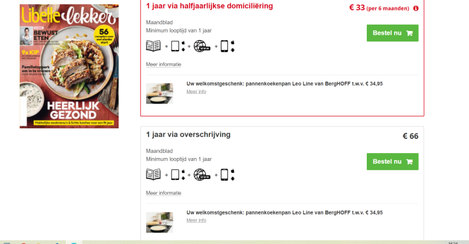 Gratis pannenkoekenpan Leo Line van BergHOFF...