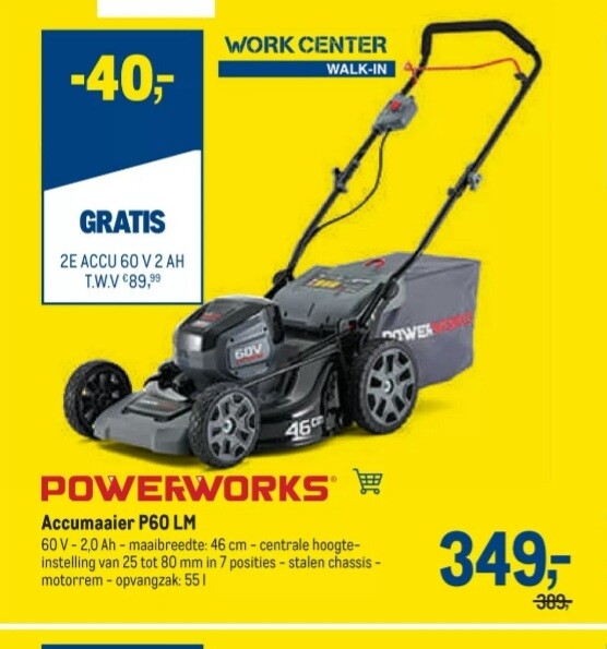 Makro van 31/1 tem 8/2 gratis 2de accu 60 V 2...