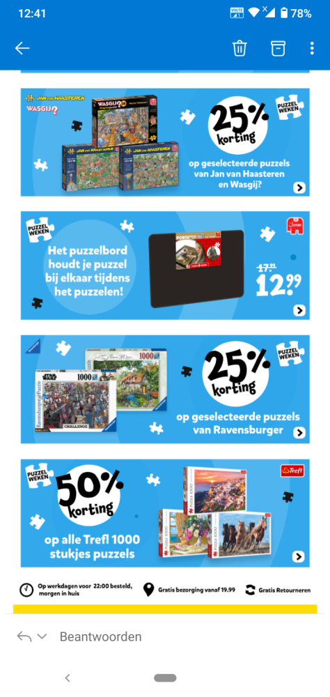 Puzzelweken Bij intertoys.nl: 25% korting op...