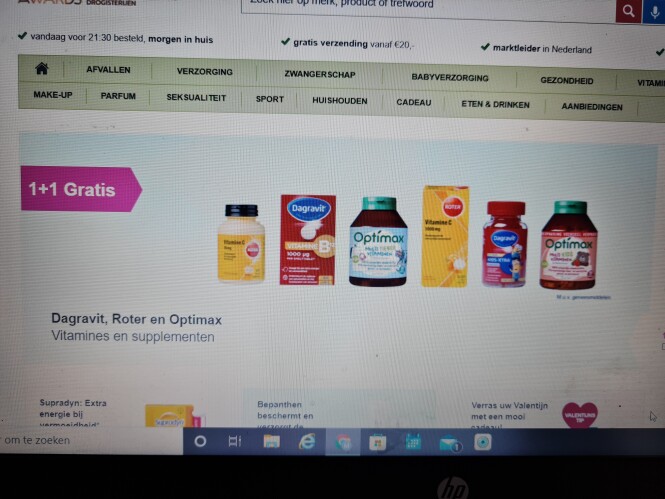 Bij deonlinedrogist.nl nu 25% korting op Wele...