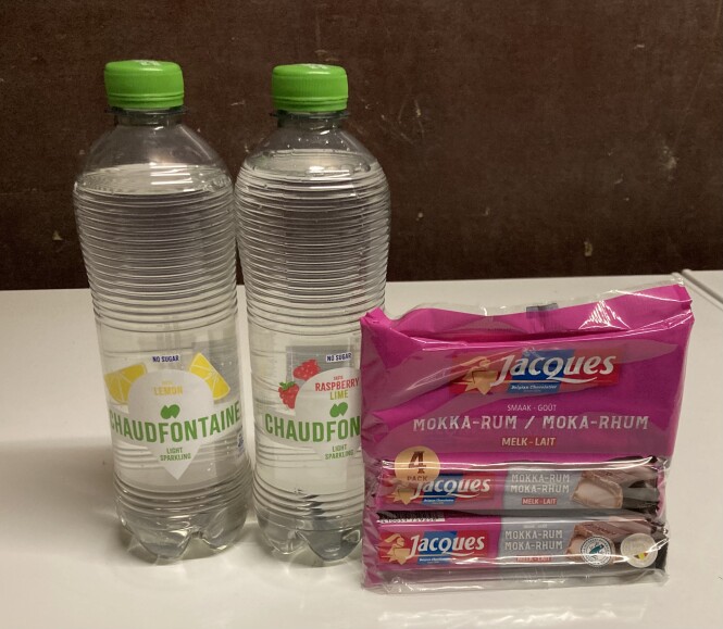 Bij Delhaize De kerstomaatjes gratis die zij...