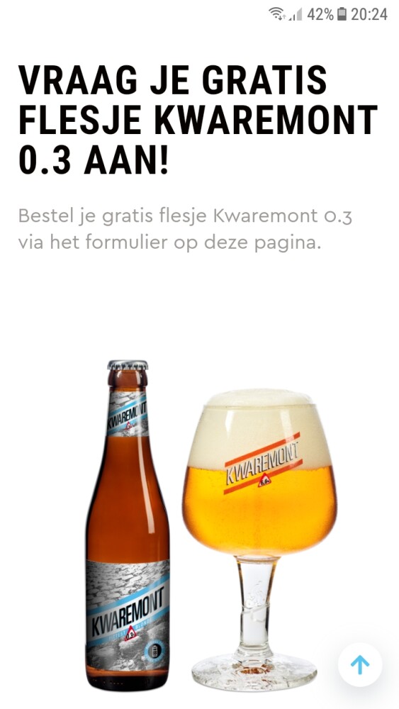 Tounée Minerale: gratis flesje Kwaremont. htt...